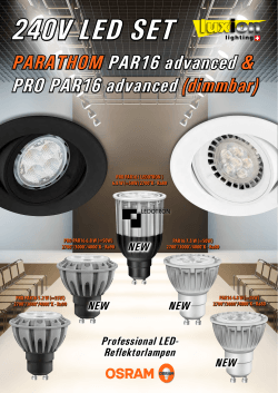 240V LED SET - Luxion Lighting GmbH