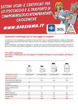 Sistemi sicuri e certificati per lo stoccaggio e il trasporto