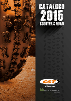 Catalogo CST Scooter-Quad 2015
