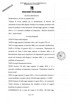 Schema di avviso pubblico per la