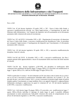 Decreto dirigenziale n° 1463 del 26/03/2014
