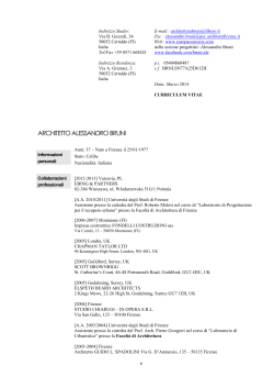 Resume Wizard - Ordine degli Architetti di Firenze