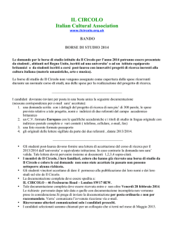 IL CIRCOLO Italian Cultural Association