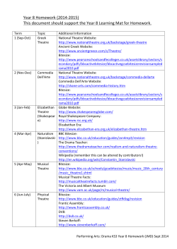 Year 8 Homework - Kettering Science Academy Secondary School