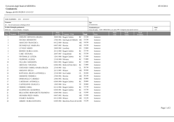Graduatoria provvisoria Biologia lm 6