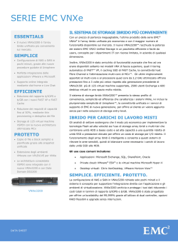 Data sheet: Serie EMC VNXe