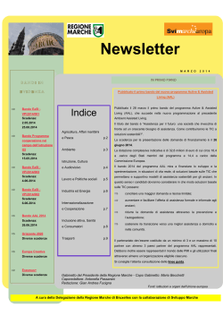 Newsletter Marzo 2014