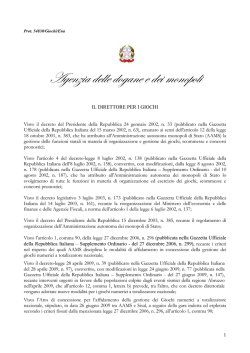 Decreto di Avvio