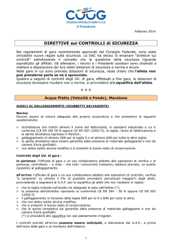 DIRETTIVE sui CONTROLLI di SICUREZZA