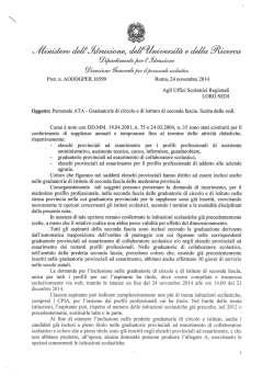 Seconda fascia - Quarto Circolo Didattico Cesena