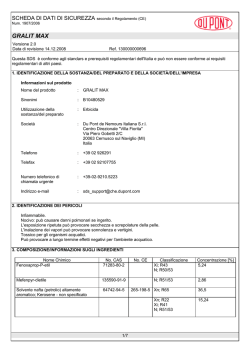 scarica la scheda di sicurezza