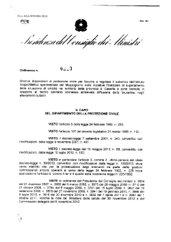 Ocdpc n. 213 del 22 dicembre 2014