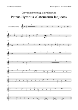 Palestrina Petrus-Hymnus Einzelstimmen tief.mus