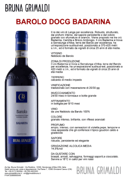 Download Scheda Barolo Badarina