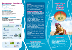 nuova brochure - Associazione contro il melanoma