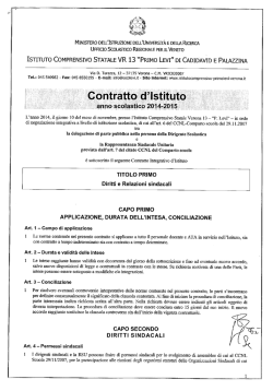 ISTITUTO COMPRENSIVO STATALE VR 13 &ldquo;PRIMO LEVI&rdquo; DI