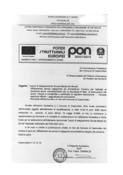 Incarico per direzione lavori