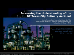 The Texas City BP Refinery accident - Davide Manca