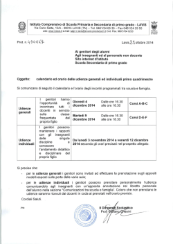 Via Carte Sette, 13/A - 38015 LAVIS (TN) - Tel. 0461/24 65 35