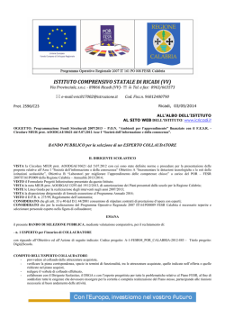 ISTITUTO COMPRENSIVO STATALE DI RICADI (VV)