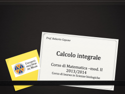 Il calcolo integrale (pdf) - 1.18 MB