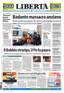 Il Bobbio straripa,il Po fa paura