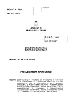 PG N° 41798 - Comune di Reggio Emilia