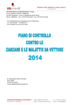 DIPARTIMENTO DI PREVENZIONE- Perugia U.O.C. IGIENE E