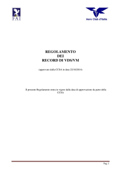 Regolamento record 2014 VDS-VM CCSA 22-10-2014