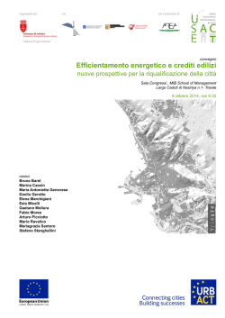 Efficientamento energetico e crediti edilizi