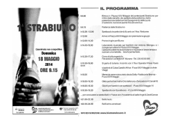 hB.UÙ Ritrovo in Piazza XXVI Maggio dei partecipanti Strabiumo per