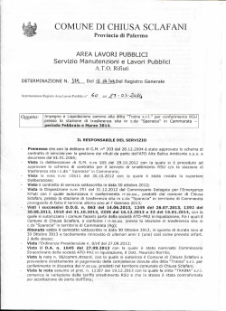 Impegno e liquidazione somme alla ditta Traina s.r.l. per