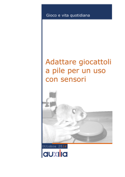 Dispensa - Adattare giocattoli a pile per un uso con sensori