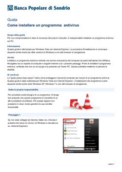 Guida - Come installare un programma antivirus