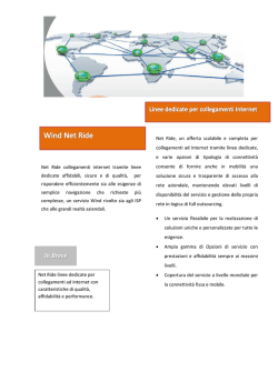 Net Ride, un offerta scalabile e completa per collegamenti ad