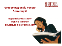 Il calendario del gruppo Regional Veneto e qualche