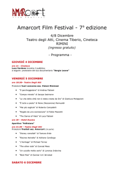 Scarica il programma in pdf!