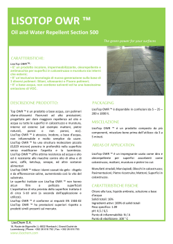 LisoTop OWR - Prodotti per la riparazione dei pavimenti in cemento