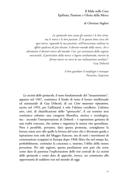 Il male nelle cose di Christian Pugliese
