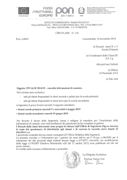 Download Circolare Raccolta informazioni di - Marconi