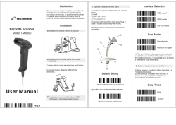 Tm-6200 User manual ITA