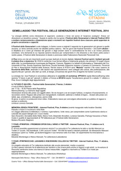 Festival delle Generazioni con IF2014