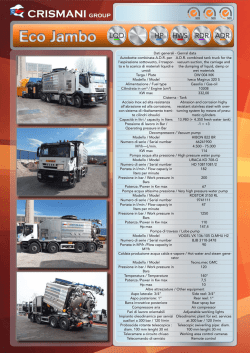 Eco Jambo - Crismani Group