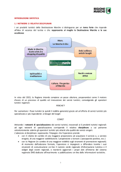 INTRODUZIONE SINTETICA 1. I NETWORK E I