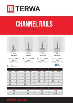 Terwa leaflet Channel Rails