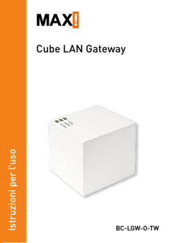 Cube LAN Gateway - produktinfo.conrad.com