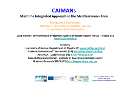 CAIMANs - Med-Maritime Integrated Projects