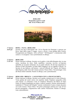 programma in pdf - MILAVAGANDO Srl