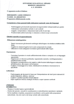 ISTITUZIONE SCOLASTICA E. B&Eacute;RARD