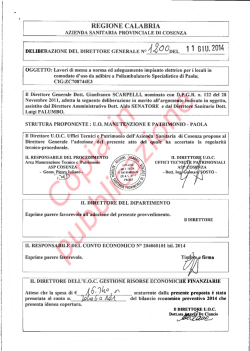 regione calabrla azienda sanitaria provinciale di